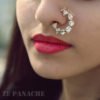 Sonam Inspired Silver Nath