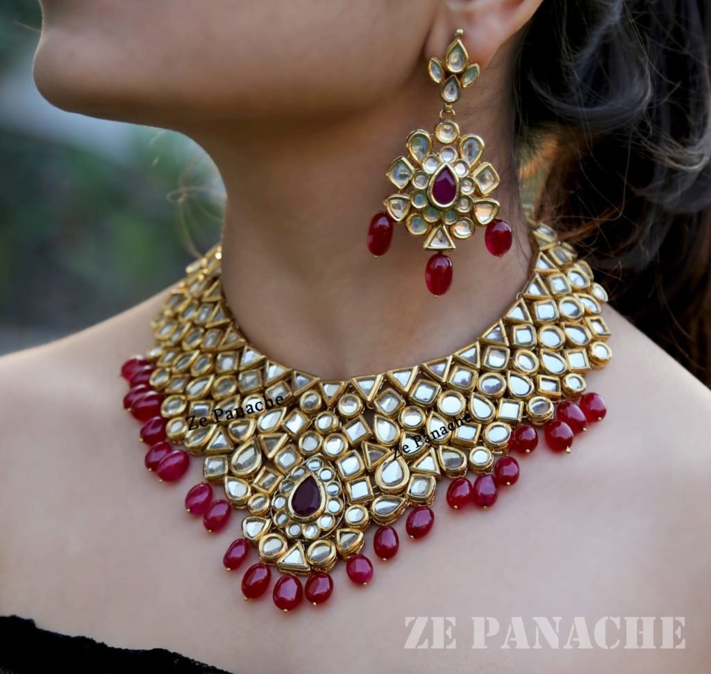 ELAINA RED NECKLACE SET