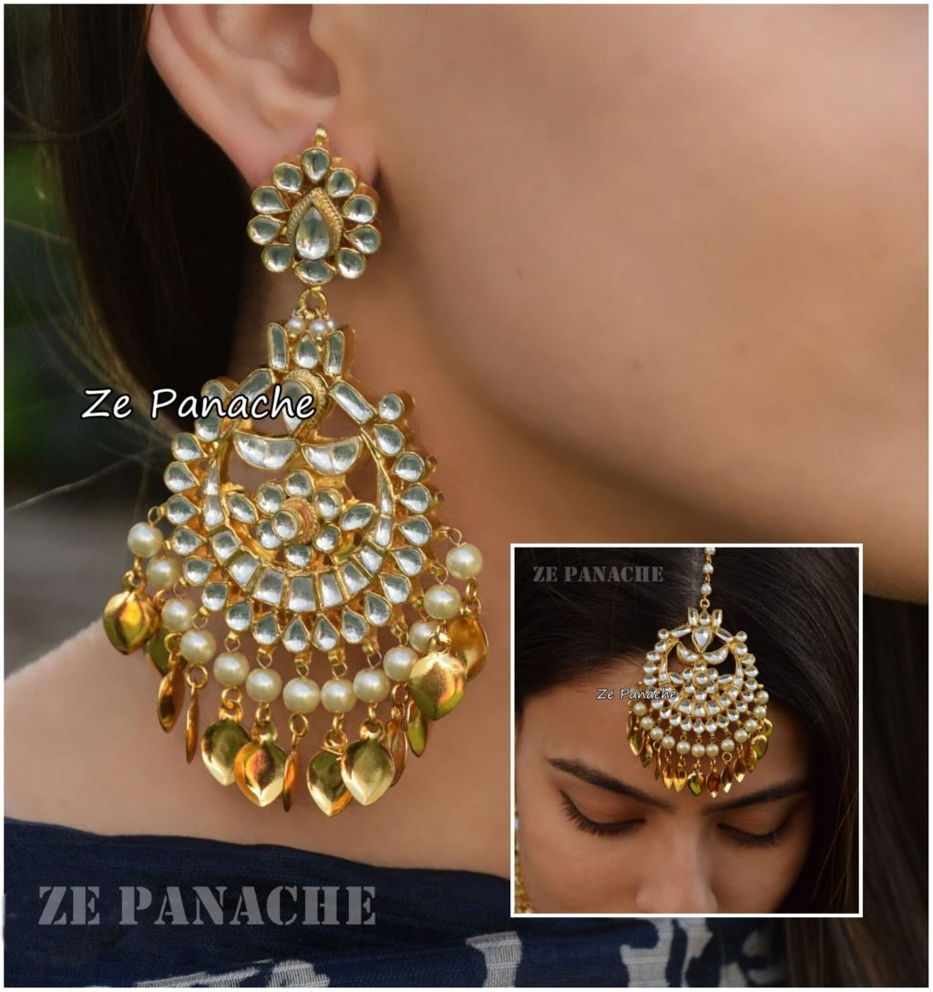 RUTUJA EARRING TIKKA SET