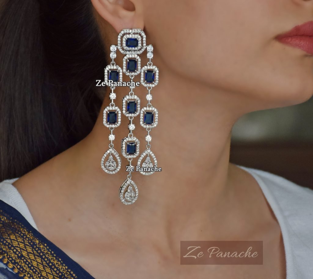 Faara Earrings Blue