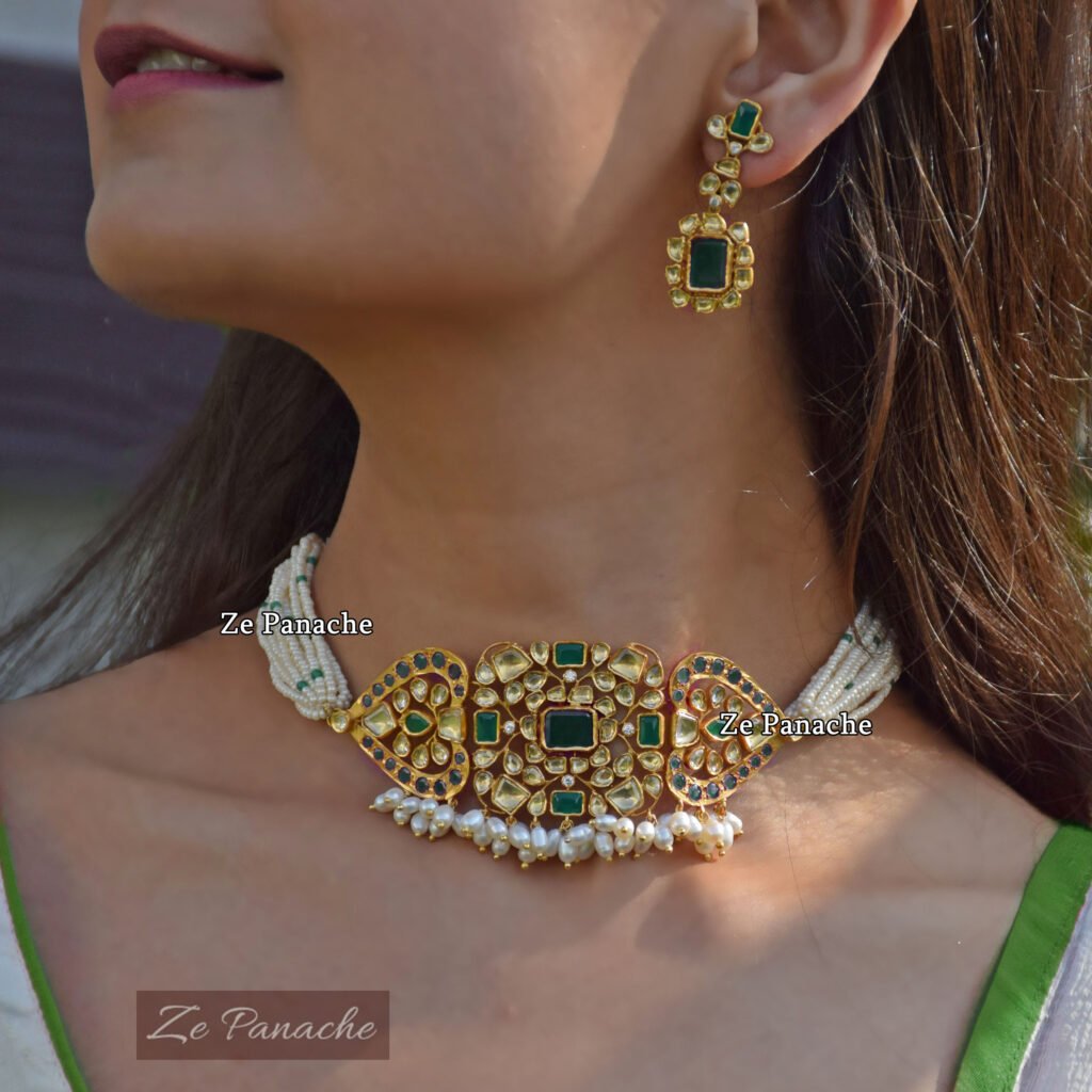 Nimraath Green Choker Set