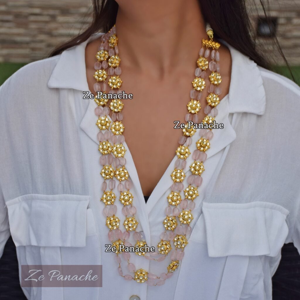 ZUBEIDA PINK NECKLACE