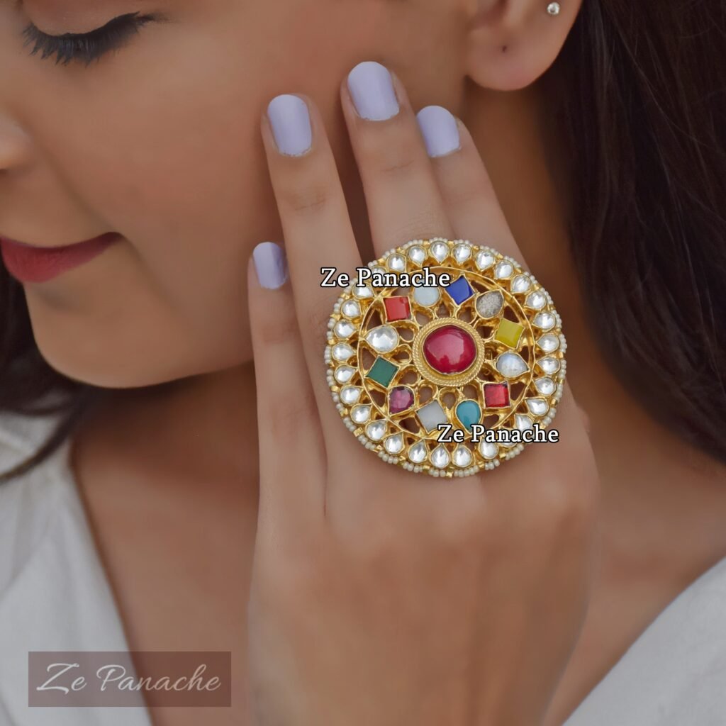 Roohani Multi Stone Ring