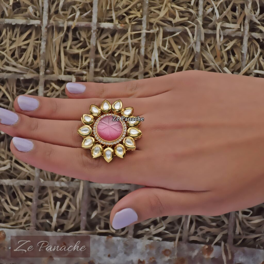 SAKEENA PINK RING