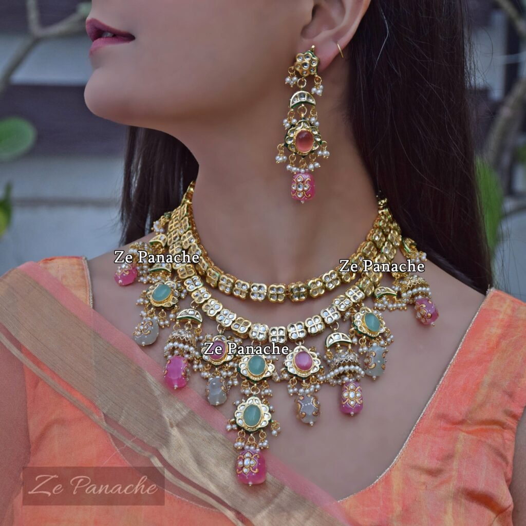 RATNA PINK LONG NECKLACE