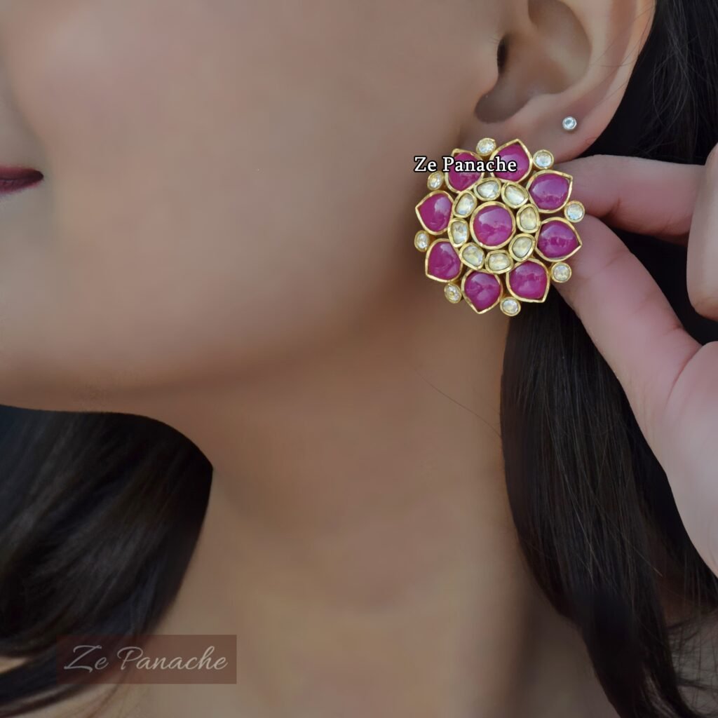 YAMIRA MAROON STUDS