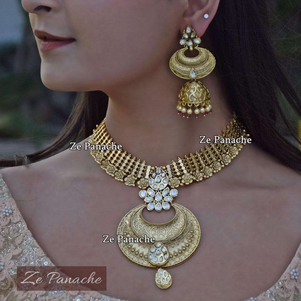 VAIDAHI GOLD NECKLACE SET