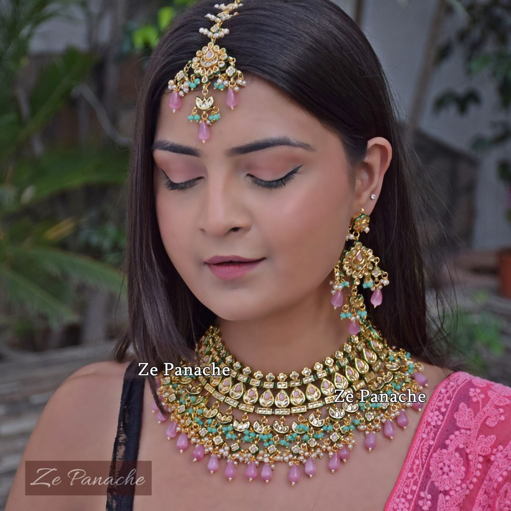 DIKSHA PINK NECKLACE SET