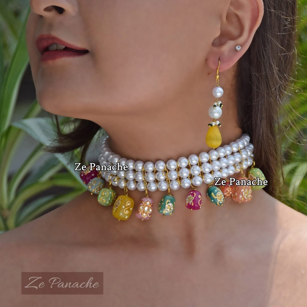 MALINI PEARL CHOKER SET