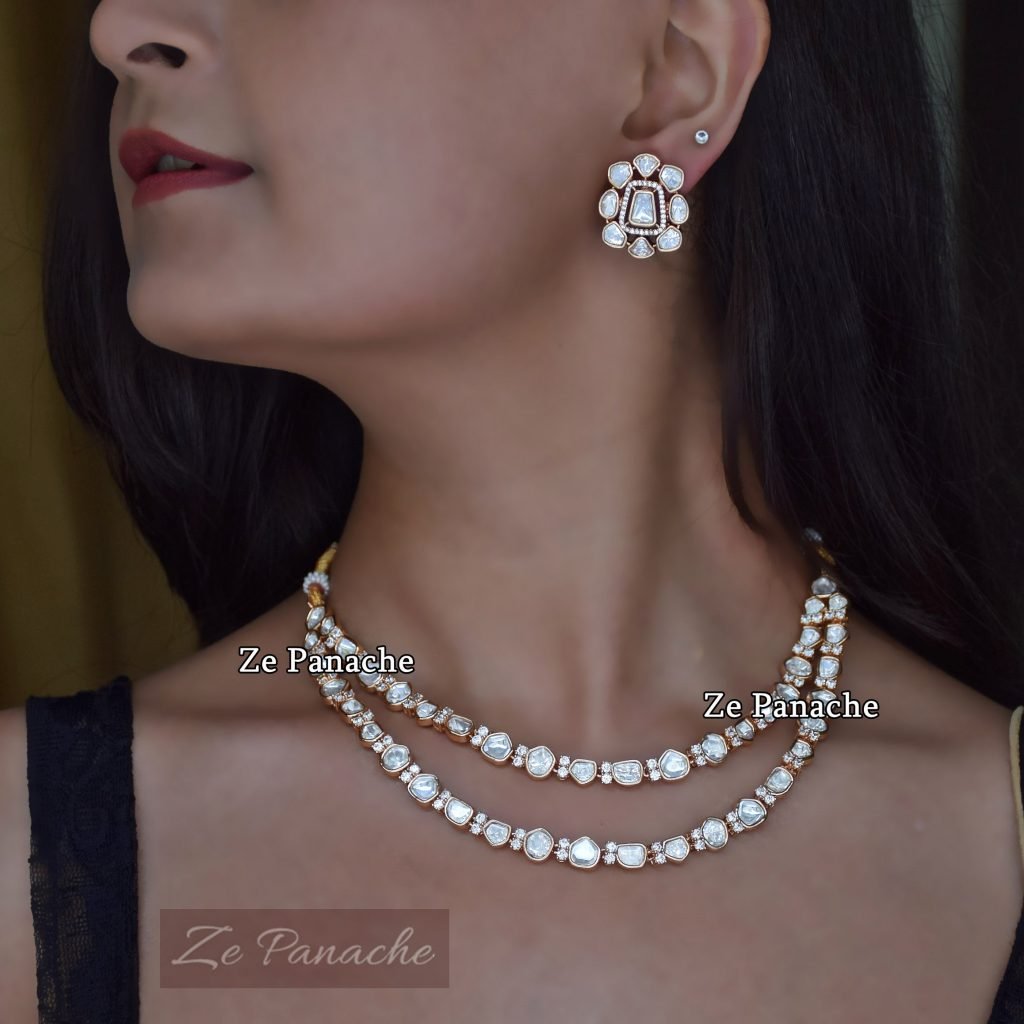KRYSTELLA ROSE GOLD NECKLACE SET