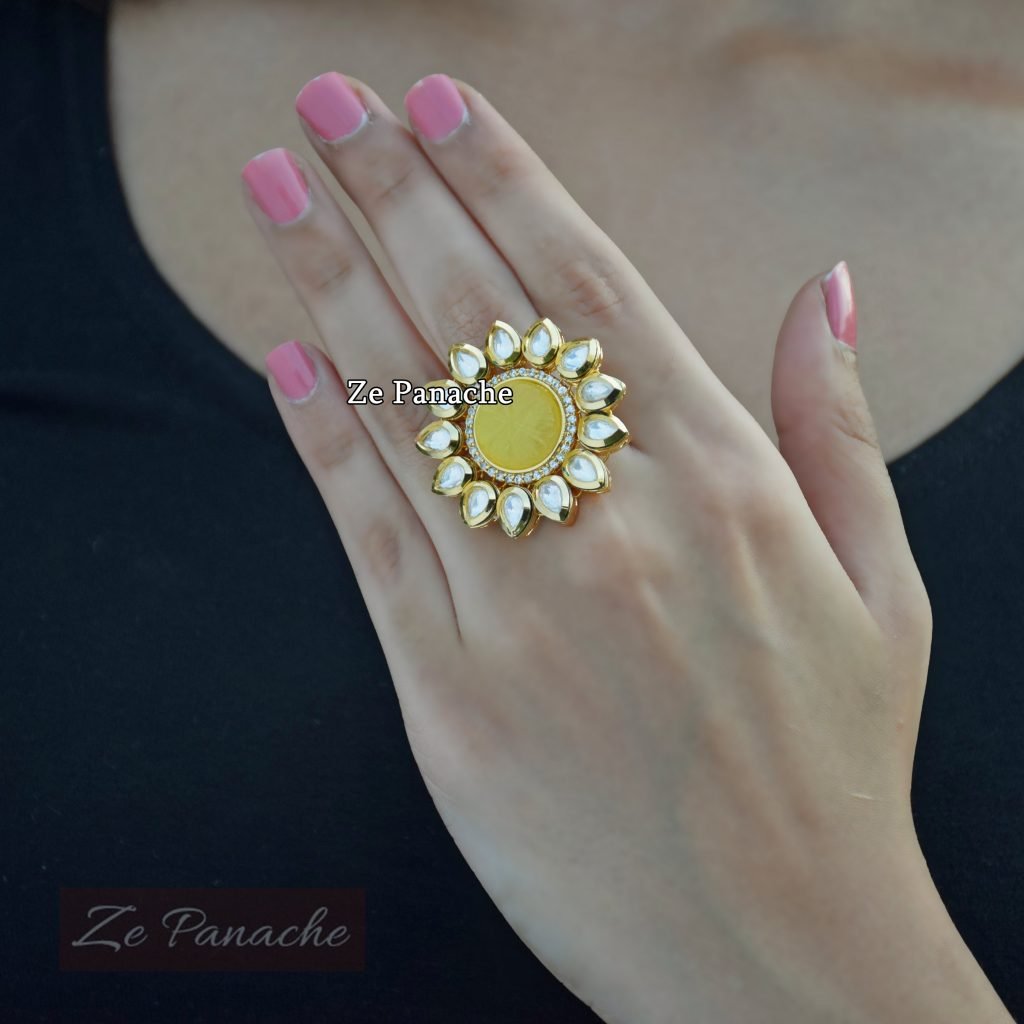SAKEENA YELLOW RING