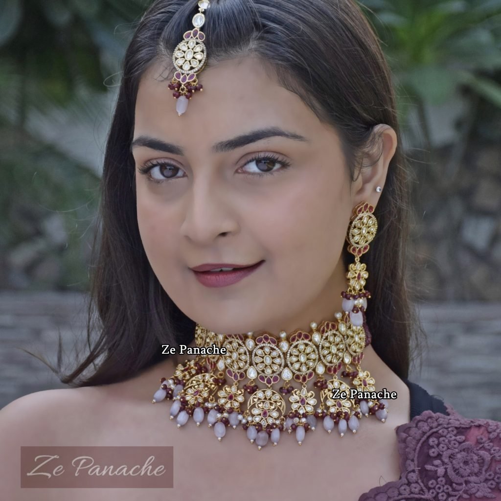 SANJANA POLKI CHOKER SET