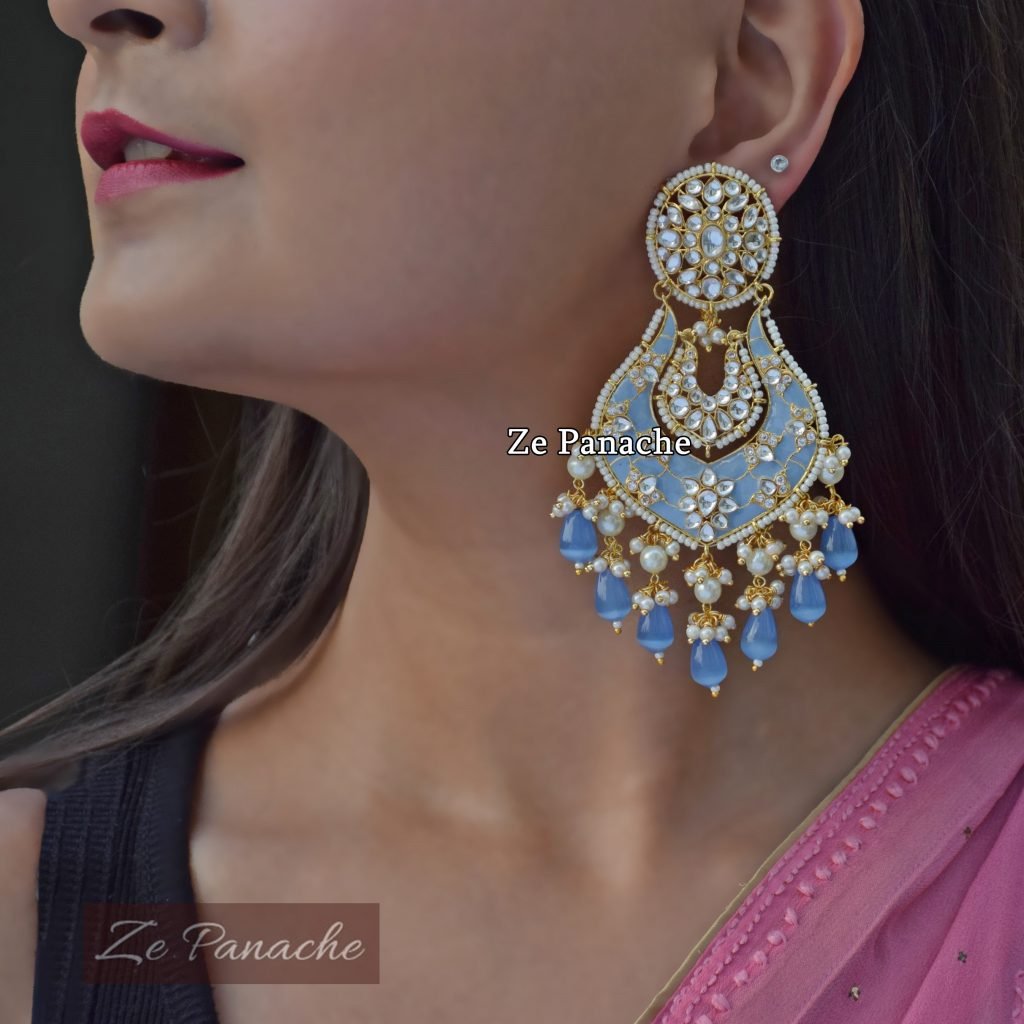 PIA ICE BLUE CHANDBALIS