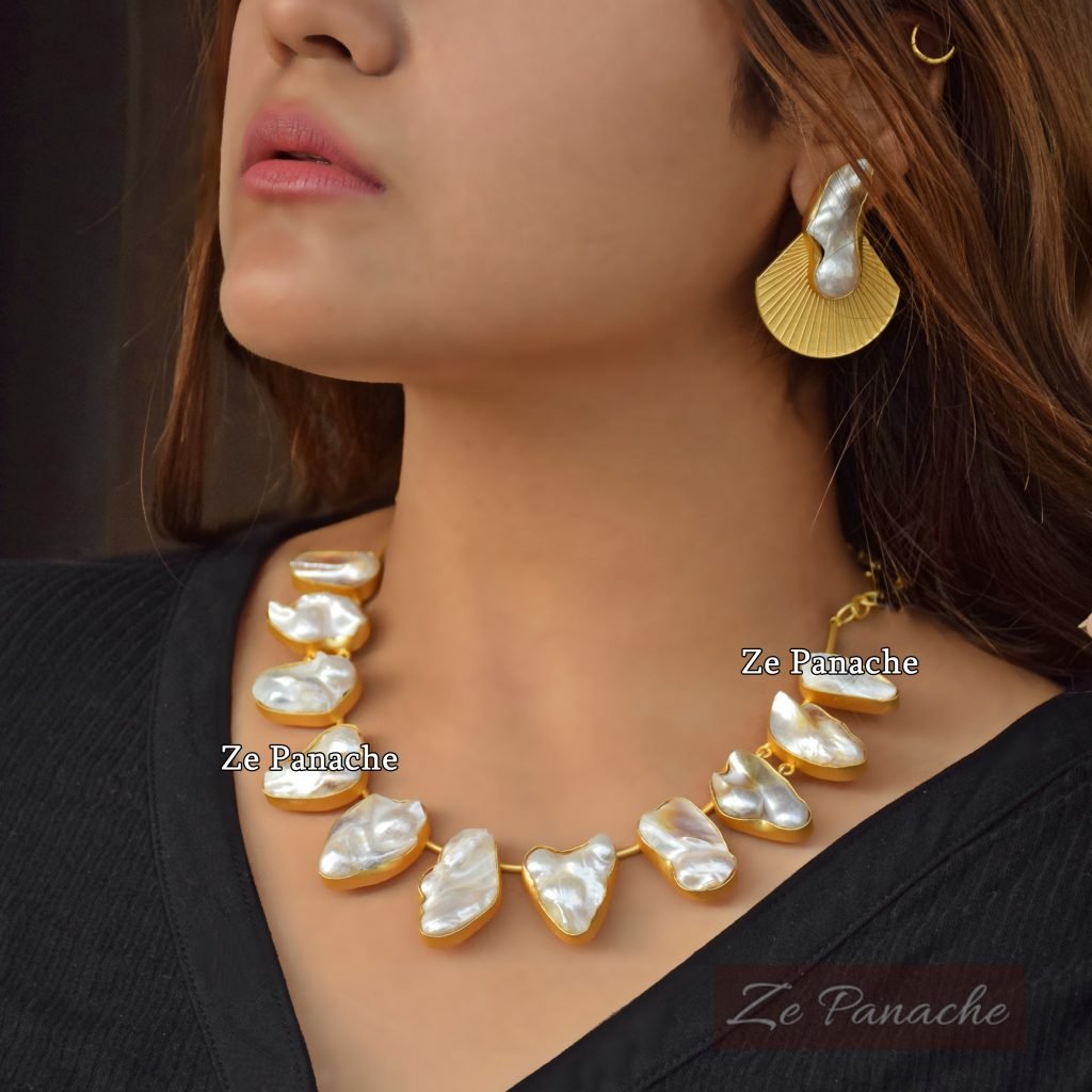 BAROQUE PEARL NECKLACE SET