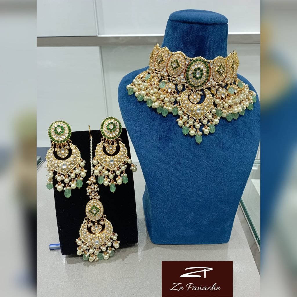 CHESHTHA POLKI CHOKER SET - Image 2