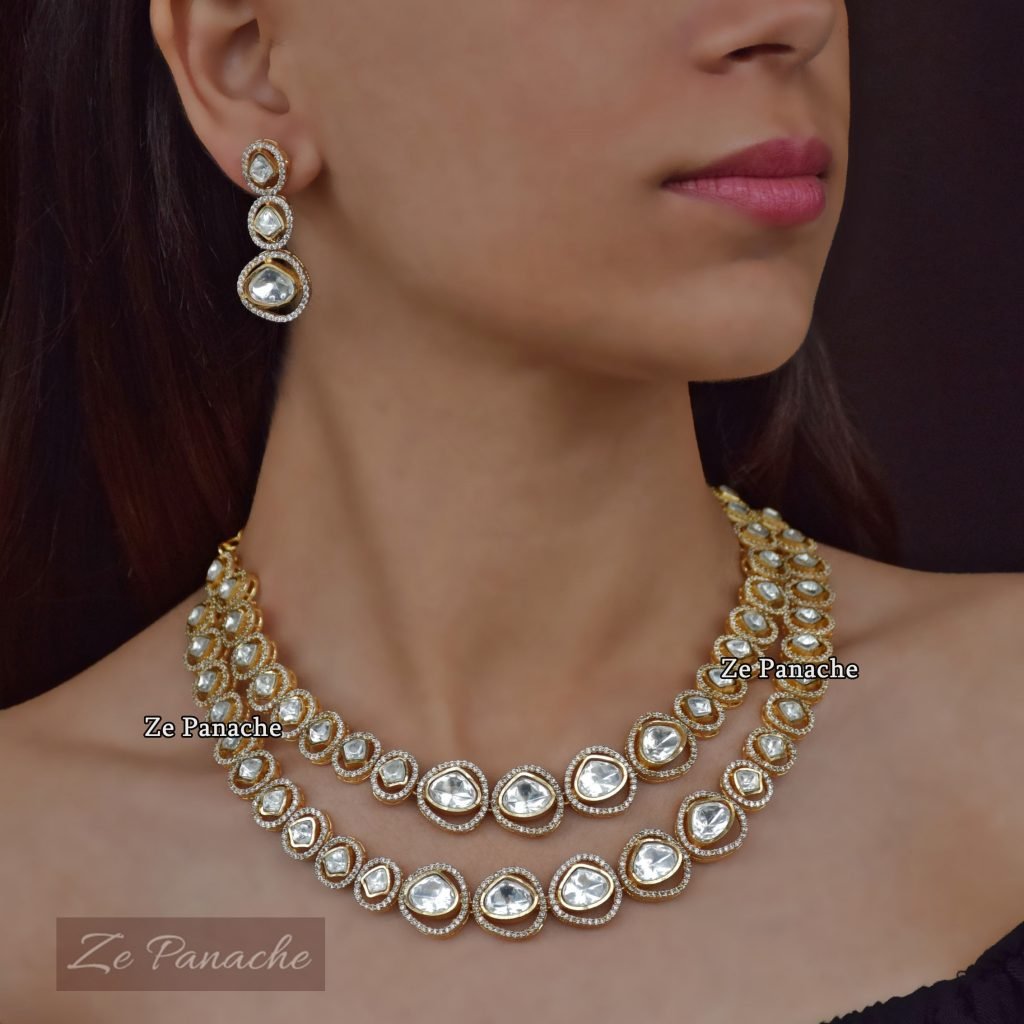 SIFAT POLKI LAYERED NECKLACE SET