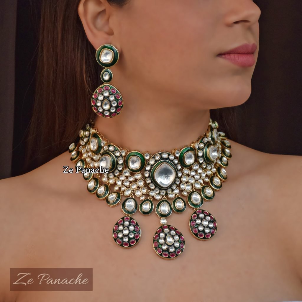 QIANA POLKI CHOKER SET