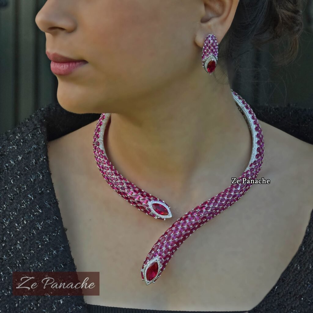 RUBY SERPENTINE NECKLACE