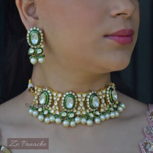 AANISAH POLKI CHOKER SET