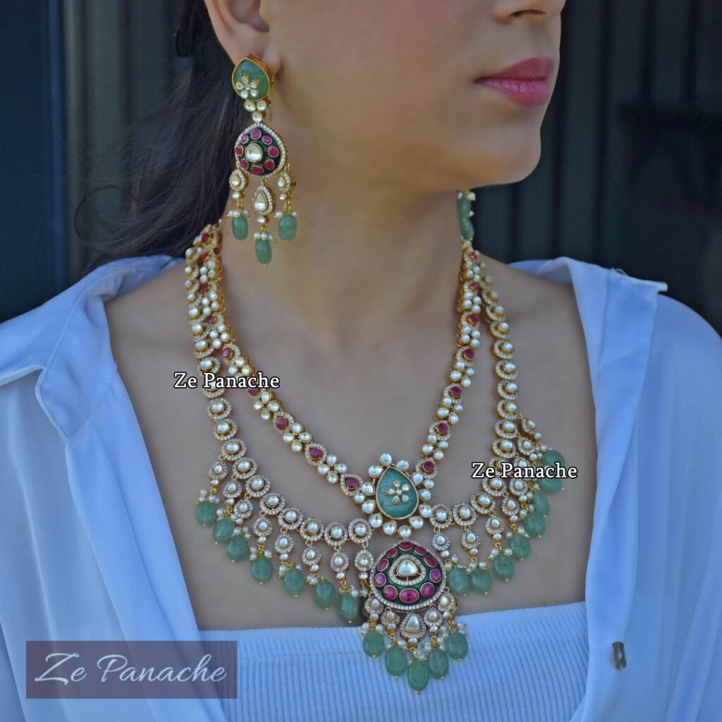 ELARA LAYERED POLKI SET