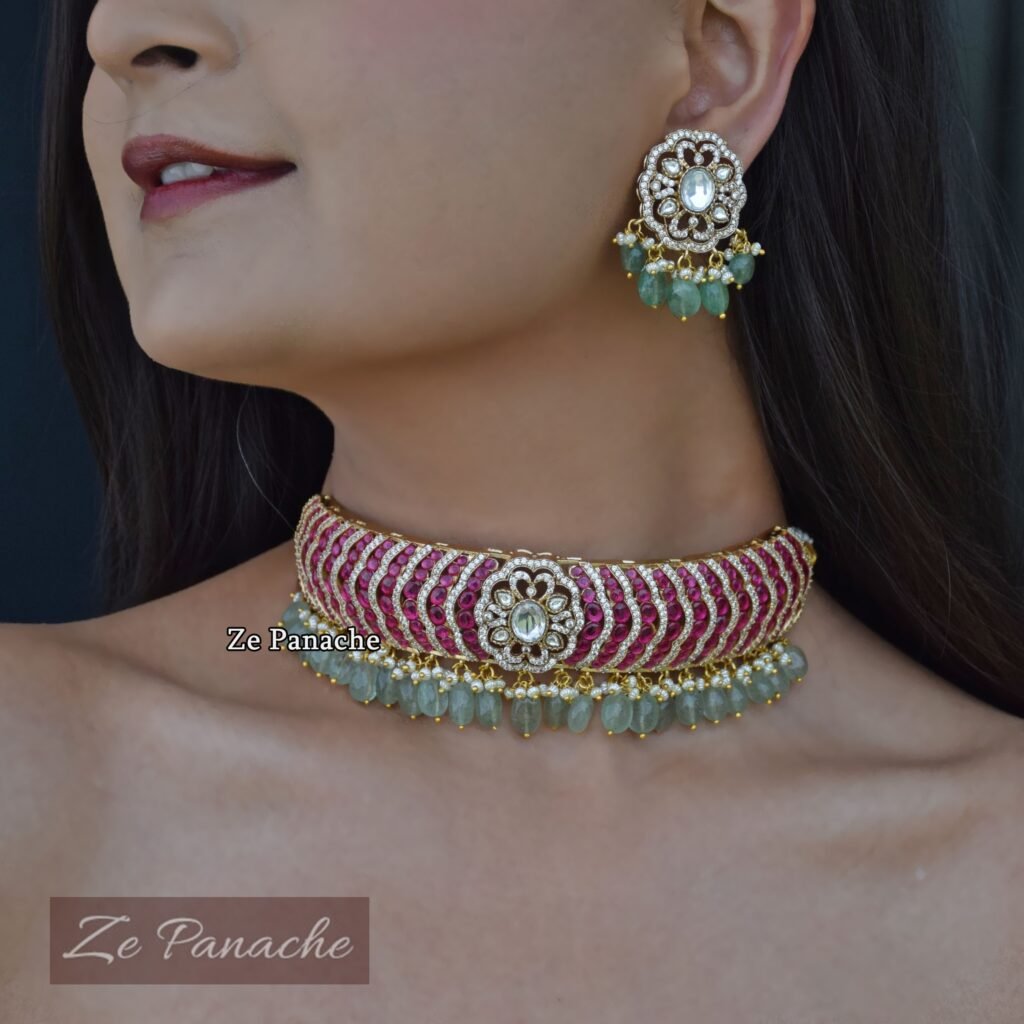 SABRINA CHOKER SET