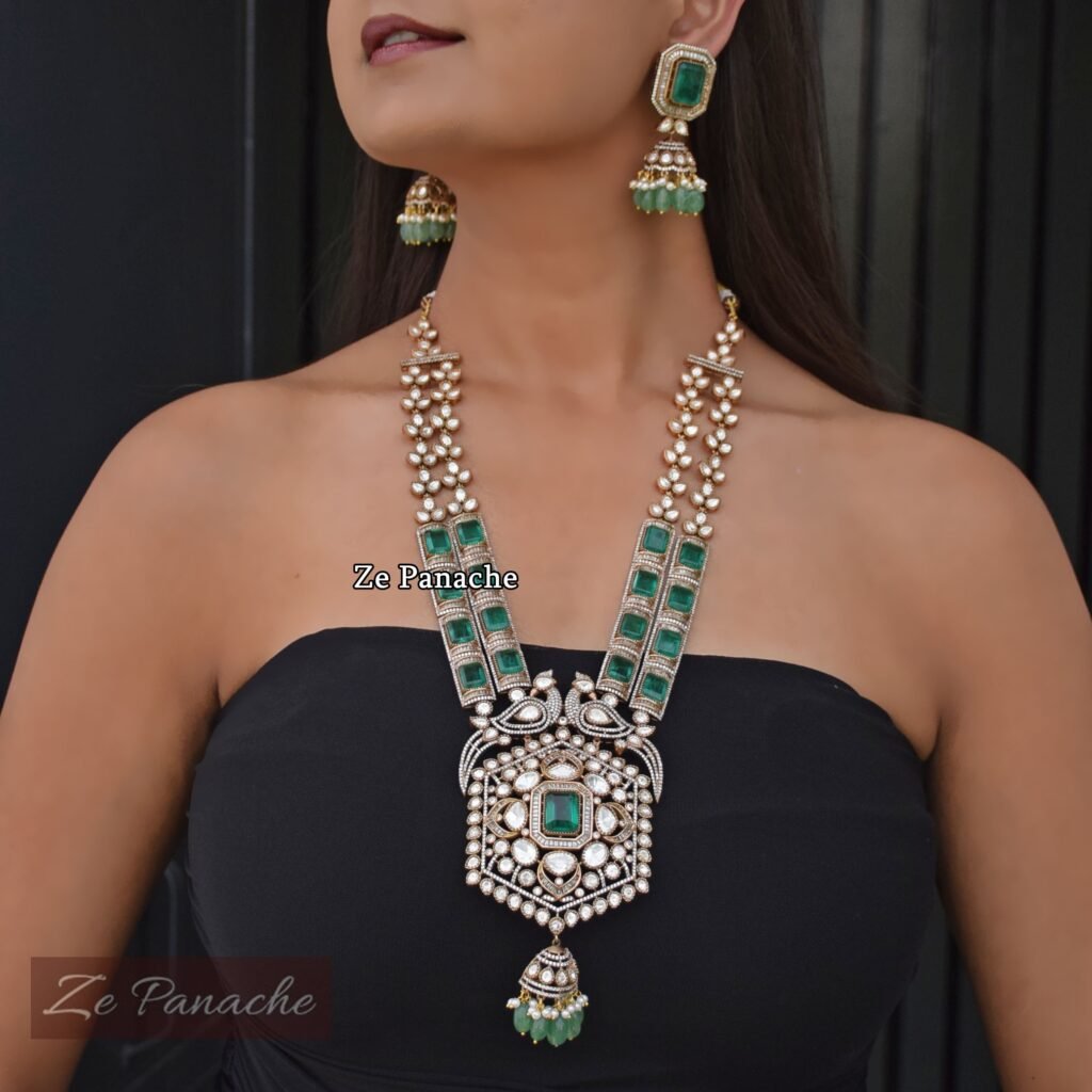 PADMA LONG POLKI SET